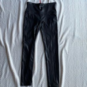Spanx faux leather leggings